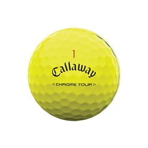 Callaway Chrome Tour Triple Track golfové míčky, žluté