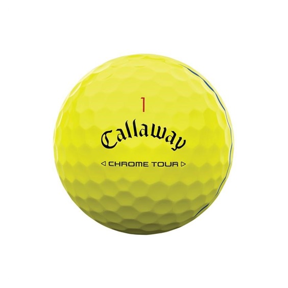Callaway Chrome Tour Triple Track golfové míčky, žluté
