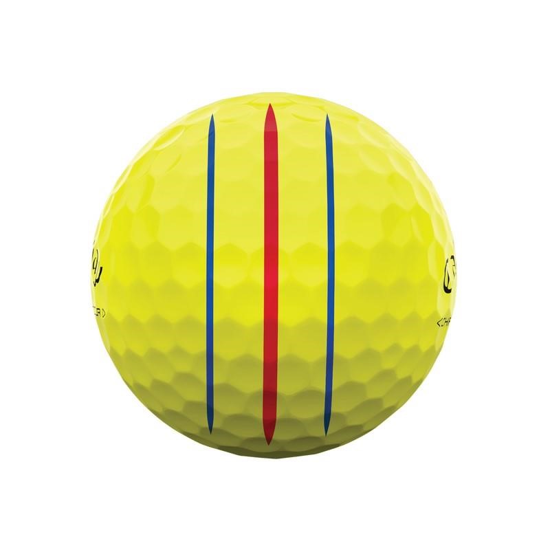 Callaway Chrome Tour Triple Track golfové míčky, žluté