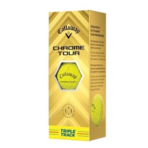 Callaway Chrome Tour Triple Track golfové míčky, žluté