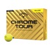 Callaway Chrome Tour golfové míčky, žluté