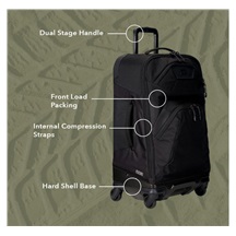 Ogio Renegade 26" 4-Wheel Travel 52L cestovní taška, four leaf clover