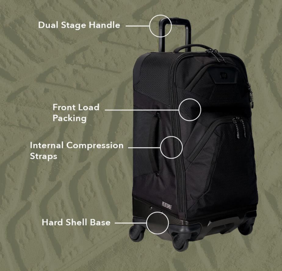 Ogio Renegade 26" 4-Wheel Travel 52L cestovní taška, navy abyss