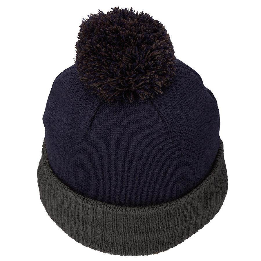 TaylorMade Bobble Beanie pánská zimní čepice, modrá