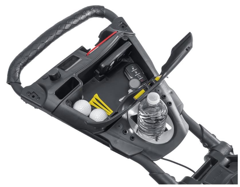 BagBoy Volt elektrický golfový vozík, černo/červený