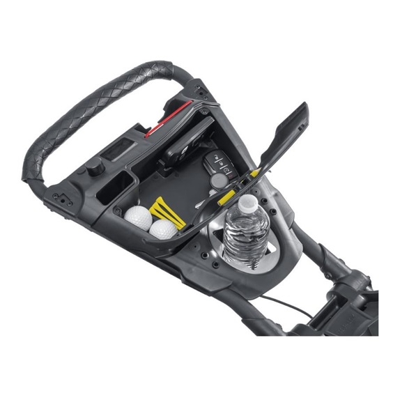 BagBoy Volt elektrický golfový vozík, černo/červený