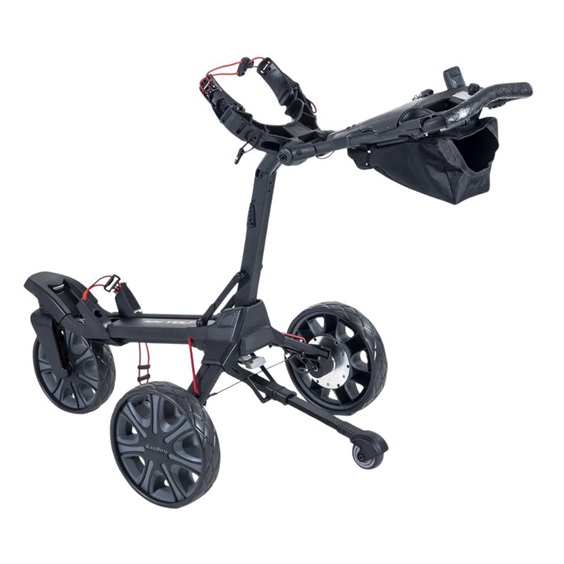BagBoy Volt elektrický golfový vozík, černo/červený