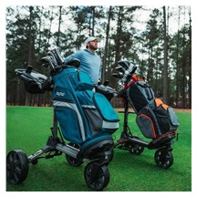 BagBoy Volt elektrický golfový vozík, černo/červený
