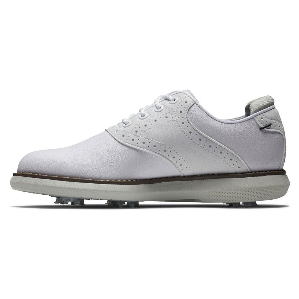 FootJoy Traditions junior golfové boty, bílo/šedé