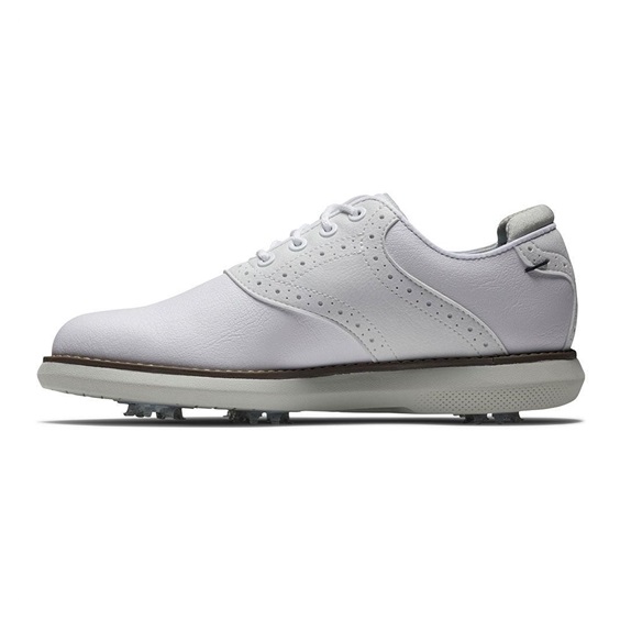 FootJoy Traditions junior golfové boty, bílo/šedé