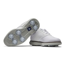 FootJoy Traditions junior golfové boty, bílo/šedé