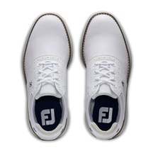 FootJoy Traditions junior golfové boty, bílo/šedé
