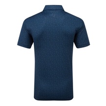 FootJoy Painted Floral Lisle pánské polo, modré