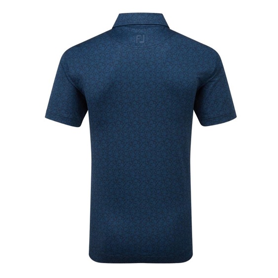 FootJoy Painted Floral Lisle pánské polo, modré