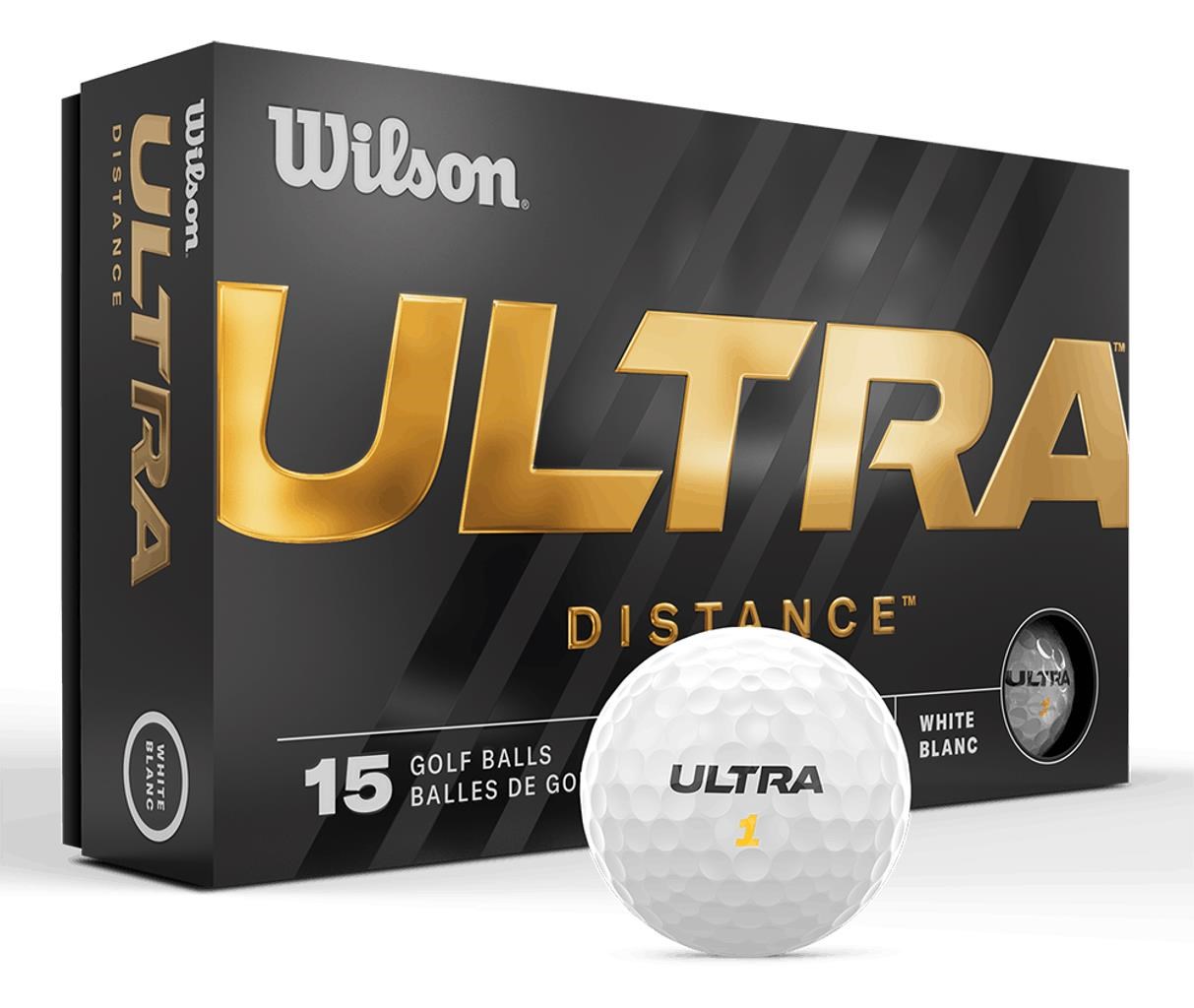 Wilson Ultra Distance golfové míčky, 15ks