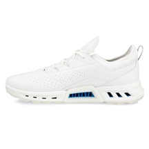 Ecco Biom C4 pánské kožené Gore-Tex golfové boty, bílé