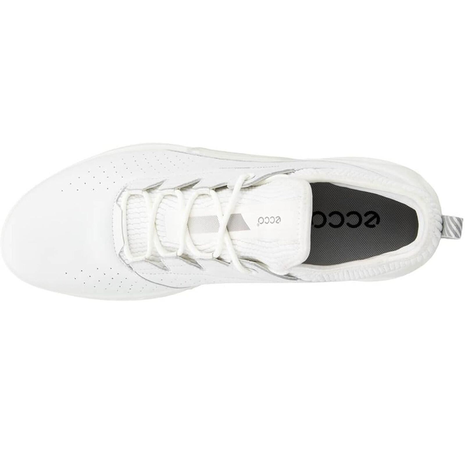 Ecco Biom C4 pánské kožené Gore-Tex golfové boty, bílé