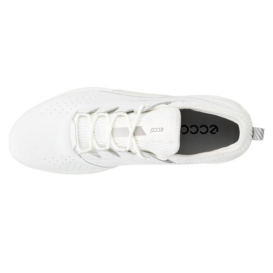 Ecco Biom C4 pánské kožené Gore-Tex golfové boty, bílé