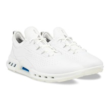 Ecco Biom C4 pánské kožené Gore-Tex golfové boty, bílé