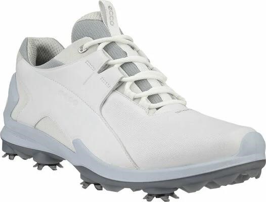 Ecco Biom Tour pánské kožené golfové voděodolné boty, bílé