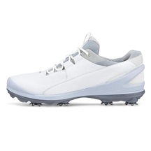 Ecco Biom Tour pánské kožené golfové voděodolné boty, bílé