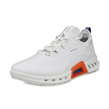 Ecco Biom C4 pánské kožené Gore-Tex golfové boty, bílé