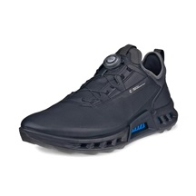 Ecco Biom C4 Boa pánské kožené Gore-Tex golfové boty, černé
