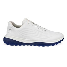 Ecco LT1 pánské kožené golfové voděodolné boty, bílé
