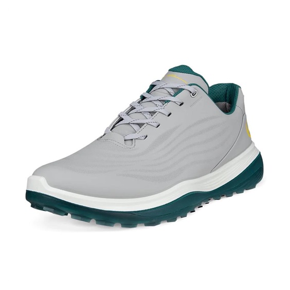 Ecco LT1 pánské kožené golfové voděodolné boty, concrete