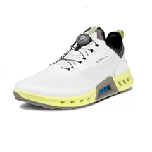 Ecco Biom C4 Boa pánské kožené Gore-Tex golfové boty, bílé
