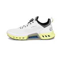 Ecco Biom C4 Boa pánské kožené Gore-Tex golfové boty, bílé