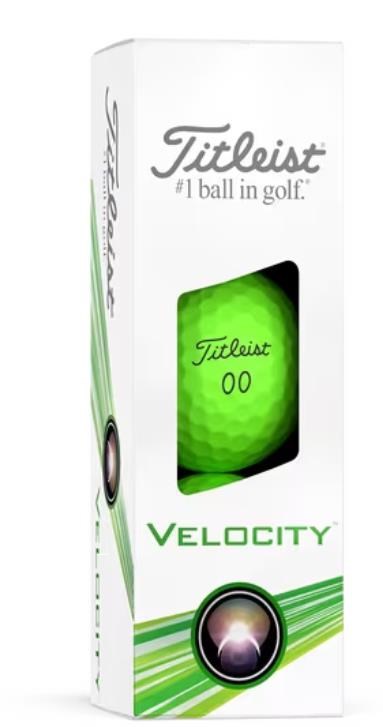 Titleist Velocity golfové míčky, zelené