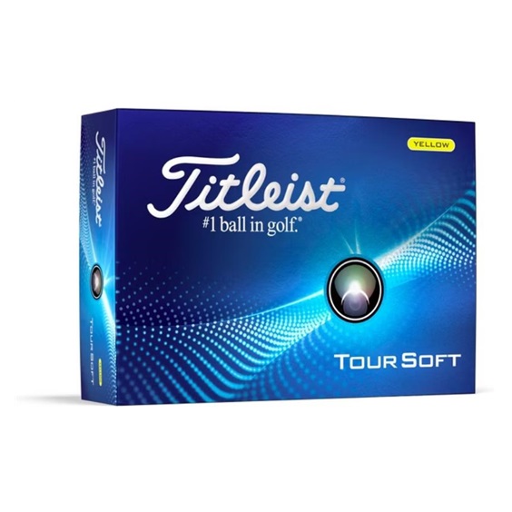 Titleist Tour Soft golfové míčky, žluté
