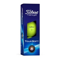 Titleist Tour Soft golfové míčky, žluté