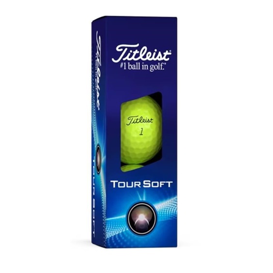 Titleist Tour Soft golfové míčky, žluté