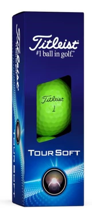 Titleist Tour Soft golfové míčky, zelené