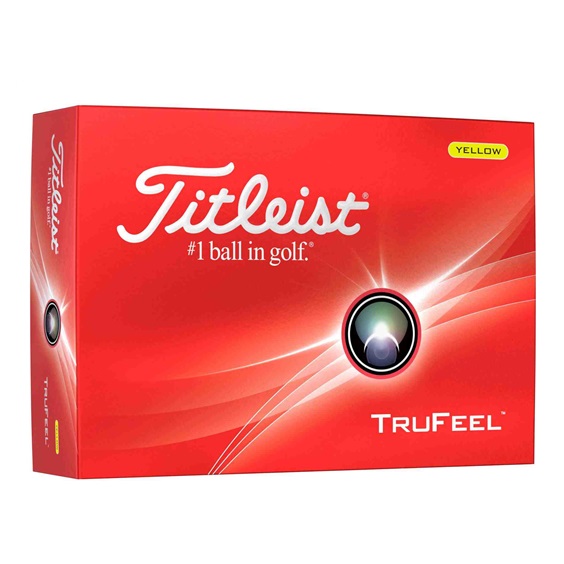 Titleist TruFeel golfové míčky, žluté
