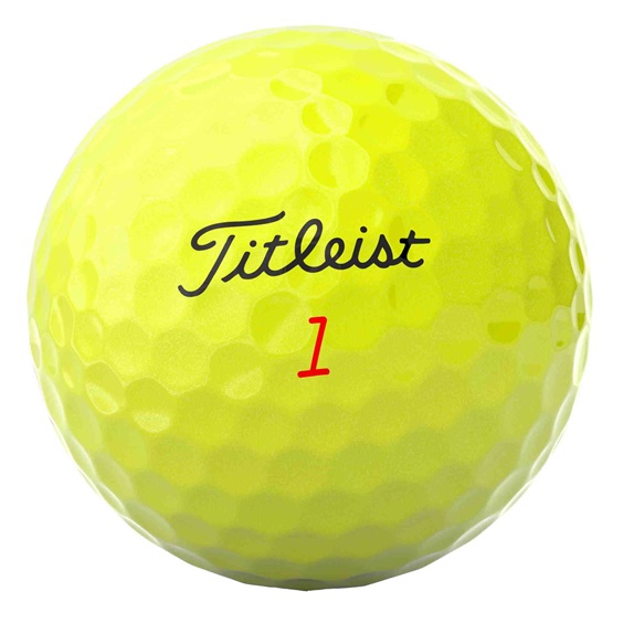 Titleist TruFeel golfové míčky, žluté