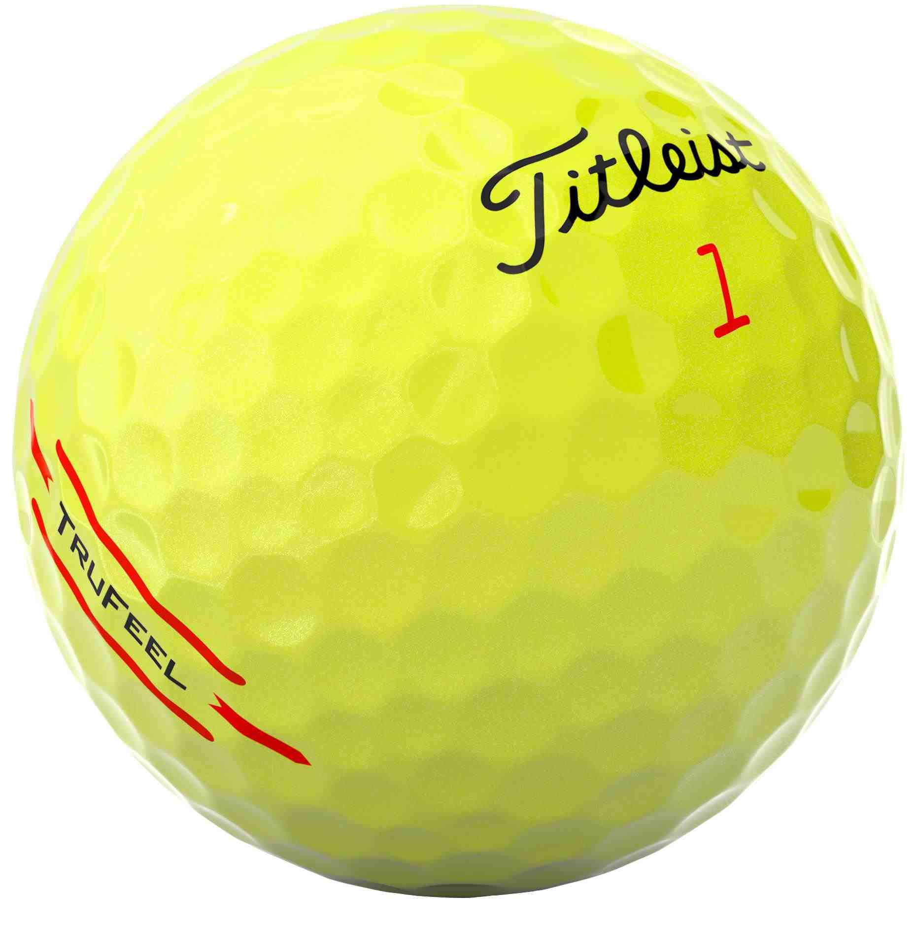 Titleist TruFeel golfové míčky, žluté