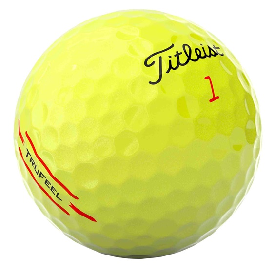 Titleist TruFeel golfové míčky, žluté