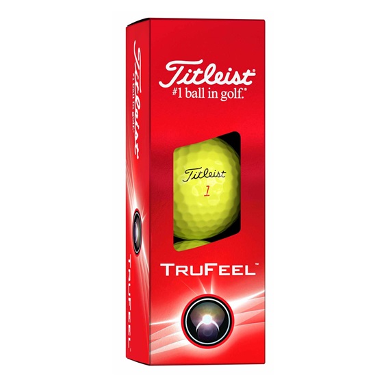 Titleist TruFeel golfové míčky, žluté