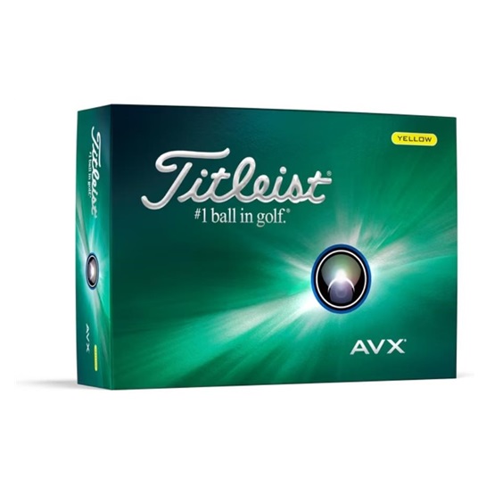 Titleist AVX golfové míčky, žluté