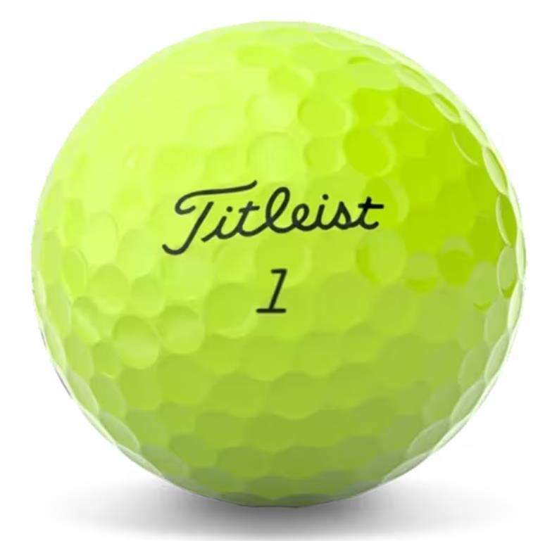 Titleist AVX golfové míčky, žluté