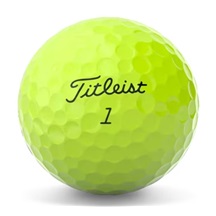 Titleist AVX golfové míčky, žluté