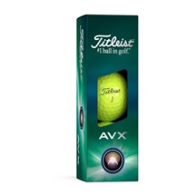 Titleist AVX golfové míčky, žluté