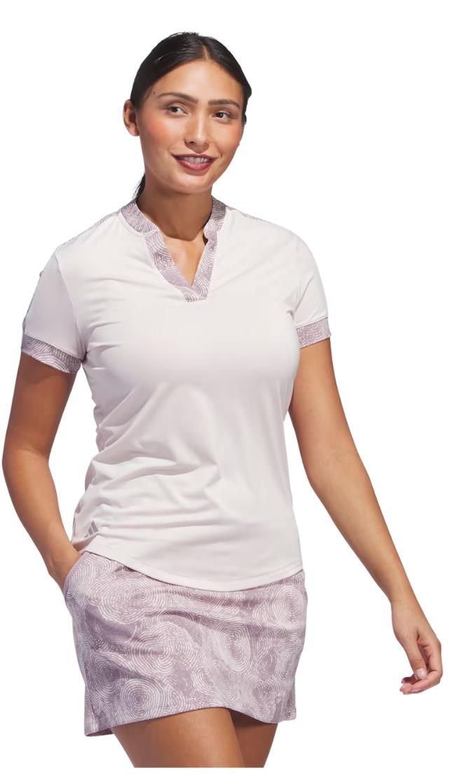 Adidas Ultimate365 Printed dámské polo, růžové