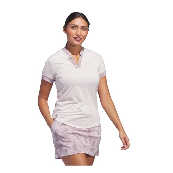 Adidas Ultimate365 Printed dámské polo, růžové