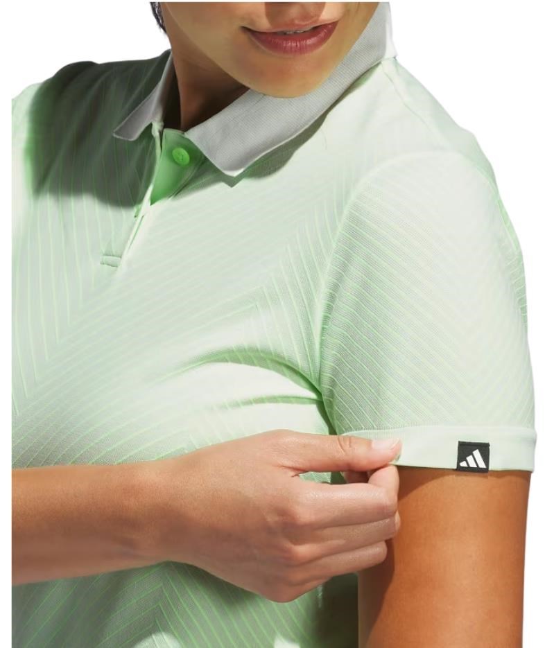 Adidas Ultimate365 Tour PrimeKnit dámské polo, crytsal jade