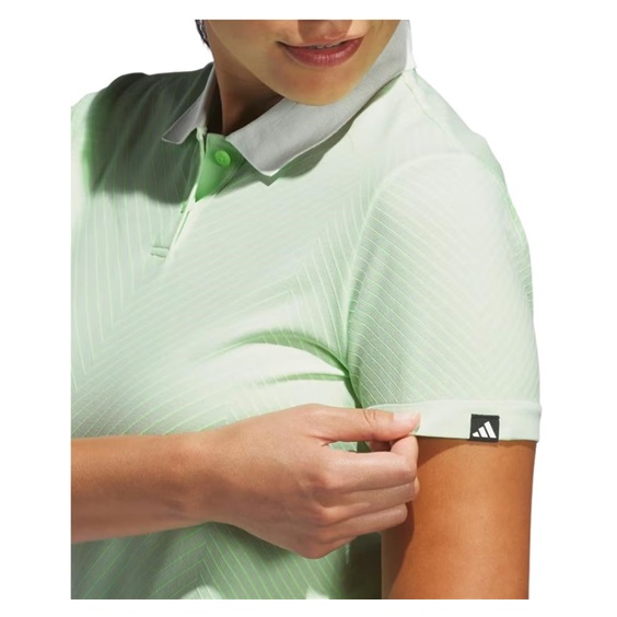 Adidas Ultimate365 Tour PrimeKnit dámské polo, crytsal jade