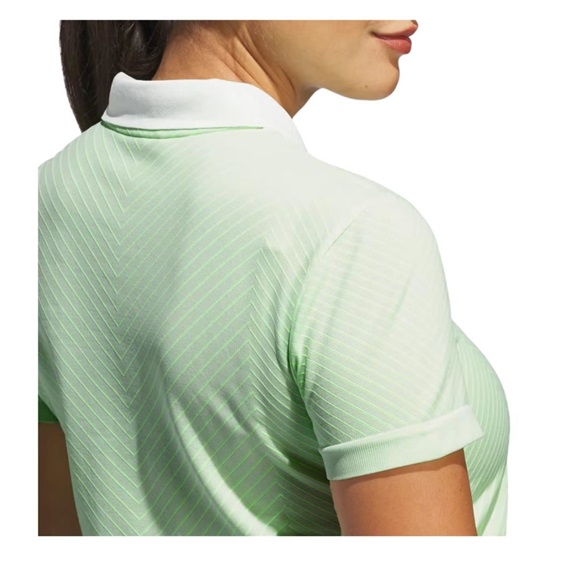 Adidas Ultimate365 Tour PrimeKnit dámské polo, crytsal jade